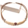 10 Inch Red Turquoise Wood Bead Micro Suede Leather Anklet Casual Boho Swim Jewelry Gift Boxed view 3