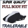 SBU Full Fitment Snowmobile Cover Compatible for The Arctic Cat Jag 440 Deluxemodel Years 1998-1999. 600 Denier Black and Gray, trailerable. view 2