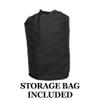 SBU Full Fitment Snowmobile Cover Compatible for The Arctic Cat Jag 440 Deluxemodel Years 1998-1999. 600 Denier Black and Gray, trailerable. view 4
