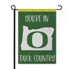 FANMATS 34992 Oregon Ducks State Shape Garden Flag 12"x18" view 1