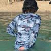 Salt Life Into The Abyss Youth Long Sleeve Performance Tee, Navy, X-Large view 2
