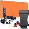 DIY Holster Making Kit - 1-Piece Adjustable Retention Concealment Holster (Light Bearing) - (IWB) - Basketweave - (Hunter Orange) - FOMI (1.50in) - (w/Hunter Orange Finishing Washers) view 1