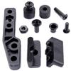DIY Holster Making Kit - 1-Piece Adjustable Retention Concealment Holster (Light Bearing) - (IWB) - Raptor Texture - (Brown) - FOMI (1.50in) - (w/Black Finishing Washers) view 4