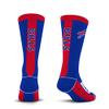 For Bare Feet NFL BUFFALO BILLS MVP Crew Sock Team Color Large view 2