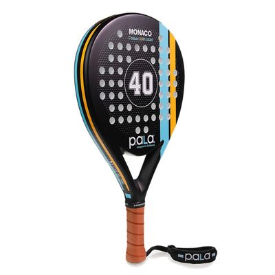 P.ala Monaco 355g Control Carbon Padel Racket 100% Carbon Fiber Frame, Medium Balance, EVA Memory Core, 3D Precision Texture, Designed in California