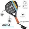 P.ala Monaco 355g Control Carbon Padel Racket  100% Carbon Fiber Frame, Medium Balance, EVA Memory Core, 3D Precision Texture, Designed in California view 2