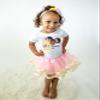 Luke & Lulu 2nd Birthday Outfit Girl Gracie Theme  Toddler Girl Birthday Outfit with Pink Tutu & Headband  Sizes 24M2T view 3