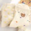 VORPE Multi-Patterned Cherry Flower Bear Cute Cotton Crew Socks For Women, Size 5-8, Pack of 5 view 3