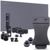 DIY Holster Making Kit - 1-Piece Adjustable Retention Concealment Holster (Light Bearing) - (IWB) - Basketweave - (Storm Gray) - FOMI (1.50in) - (w/Storm Gray Finishing Washers) view 1