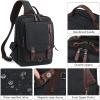 mygreen Canvas backpack Shoulder Bag Sling Bag Cross Body Bag Shoulder Bag For Men Dark Blue, XL view 4