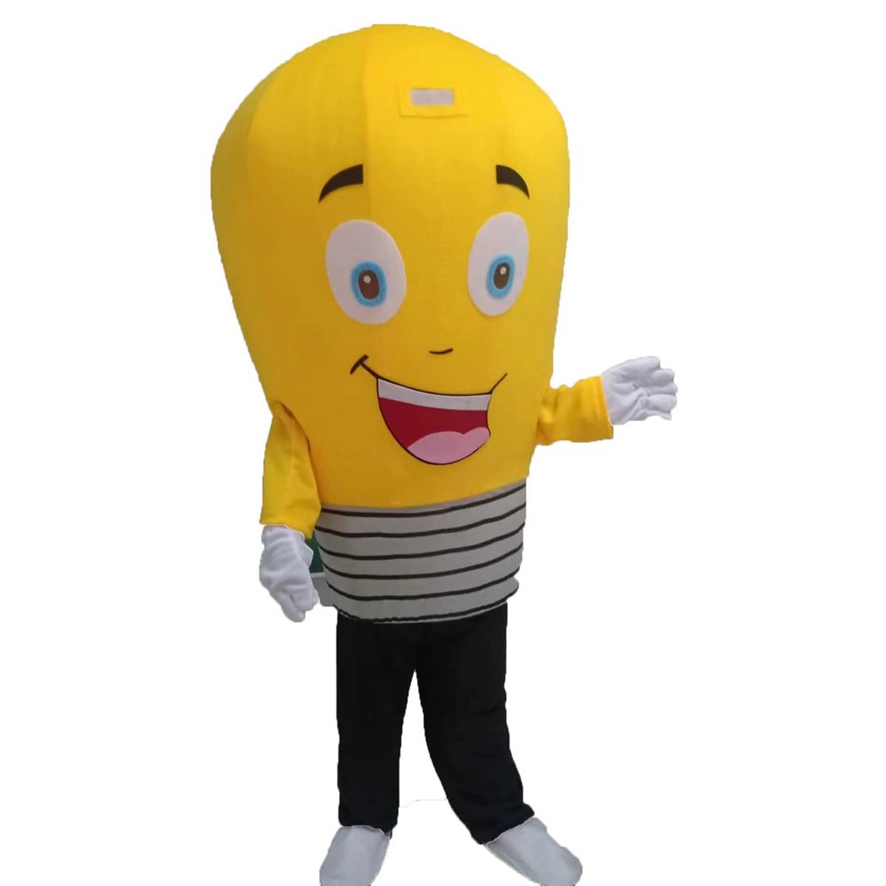 FurryMascot Light Bulb Waver Custom Mascot Costume Party Carnival Mascotte Costumes S M L XL XXL