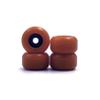 SPITBOARDS Fingerboard Bearing Wheels, CNC Polyurethane, Set of 4, Finger Skate (Brown) view 1