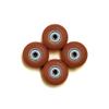 SPITBOARDS Fingerboard Bearing Wheels, CNC Polyurethane, Set of 4, Finger Skate (Brown) view 2