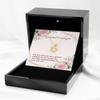 SpreadPassion Heart Knot Gold Necklace Luxury Box General Manager New Job Jewelry, Gift for Inspiration, New Job Gifts, Jewelry Gift Ideas, Personalized Gift, Cus view 2