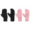 Beavorty 2pairs Workout Gloves for Men and Women Breathable Half-Finger Gym Gloves for Weight Lifting and Cycling Black Comfortable Fit for Hand Circumference view 1