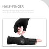 Beavorty 2pairs Workout Gloves for Men and Women Breathable Half-Finger Gym Gloves for Weight Lifting and Cycling Black Comfortable Fit for Hand Circumference view 3