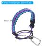 PATIKIL Water Bottle Holder, Paracord Handle Carrying Lanyard Strap Carrier with Ring for 12oz to 64oz Wide Mouth Bottles, Purple, Blue view 2