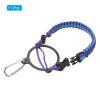 PATIKIL Water Bottle Holder, Paracord Handle Carrying Lanyard Strap Carrier with Ring for 12oz to 64oz Wide Mouth Bottles, Purple, Blue view 3