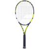 Babolat Boost Aero Yellow Tennis Racquet (4 1/4" Grip) Strung with White Babolat Syn Gut at Mid-Range Tension view 1