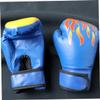 BESPORTBLE 1pair Comfortable Boy Girl Kickboxing Gloves Sparring Gloves for Training Pu Thai Boxing Cartoon Design view 2