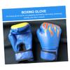 BESPORTBLE 1pair Comfortable Boy Girl Kickboxing Gloves Sparring Gloves for Training Pu Thai Boxing Cartoon Design view 3