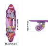 Alvinlite 23" Inch Complete Mini Cruiser Skateboard with Colorful LED Light Up Wheels for Beginners Youths Boys Girls Kids view 4