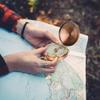 Alvinlite Classic Pocket Style Compass Camping Old Fashioned Copper Compass(Compass) view 4