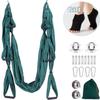 ele ELEOPTION Strong Antigravity Yoga Hammock Sling Inversion Tool for Air Inversion Exercises Yoga Swing Set Trapeze Sling Hammock Yoga Gifts for Women Adult Kids Green view 3