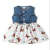 2T Girls Clothes Summer Outfits Toddler Denim Dresses 3yr Sleeveless Frocks Little Girls Jeans Clothing Butterfly Kids Outfits 3T Toddler Dress view 1