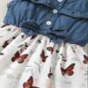 2T Girls Clothes Summer Outfits Toddler Denim Dresses 3yr Sleeveless Frocks Little Girls Jeans Clothing Butterfly Kids Outfits 3T Toddler Dress view 2