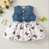 2T Girls Clothes Summer Outfits Toddler Denim Dresses 3yr Sleeveless Frocks Little Girls Jeans Clothing Butterfly Kids Outfits 3T Toddler Dress view 3