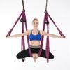 ele ELEOPTION Strong Antigravity Yoga Hammock Sling Inversion Tool for Air Inversion Exercises Yoga Swing Set Trapeze Sling Hammock Yoga Gifts for Women Adult Kids Purple view 2