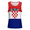 Croatia Flag Men's Tank Tops Sleeveless Gym Shirt Printed Pullover Vest T-Shirt view 3