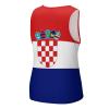 Croatia Flag Men's Tank Tops Sleeveless Gym Shirt Printed Pullover Vest T-Shirt view 4