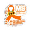 ULTRAVUTT MS Warrior Awareness Sticker MS Awareness Stickers Multiple Sclerosis Stickers Multiple Sclerosis Ribbon Gift Decoration Graphic view 1