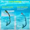 Nearsighted Snorkel Gear, Nearsighted Dry Snorkel Mask Set for Adult Youth, Nearsighted Anti Fog Diving Mask with Detachable Camera Mount & Adjustable Strap for Scuba Diving, Snorkeling, Freediving view 4