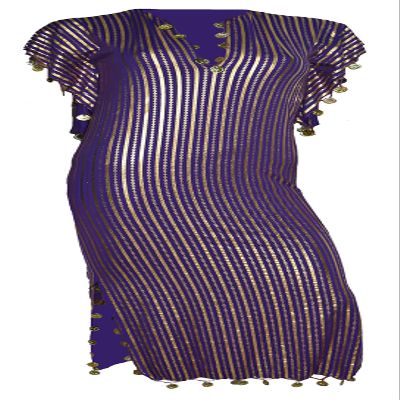 Egyptian Belly Dance Nancy Stretchy Folkloric Dancing Outfit Galabeya Oriental Abaya Dress Dresses Costume Baladi Saidi Fallahi Carnival Sequins Handmade Bellydance Women (Mauve x Gold)