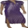 Egyptian Belly Dance Nancy Stretchy Folkloric Dancing Outfit Galabeya Oriental Abaya Dress Dresses Costume Baladi Saidi Fallahi Carnival Sequins Handmade Bellydance Women (Mauve x Gold) view 2