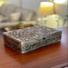 Great Birthday Gift Handmade Decorative Wooden Jewelry Box Tree Of Life Carving Jewelry Organizer Keepsake Box Treasure Chest Trinket Holder Watch Box Storage Lock Box Housewarming Gifts view 2
