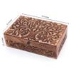 Great Birthday Gift Handmade Decorative Wooden Jewelry Box Tree Of Life Carving Jewelry Organizer Keepsake Box Treasure Chest Trinket Holder Watch Box Storage Lock Box Housewarming Gifts view 3