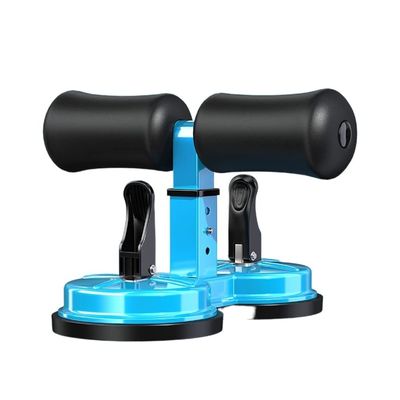 XARONF Portable Sit Up Bar for Floor, Sit-Up Assistant Device 2 Strong Suction Cups, for Home Work or Travel, Blue