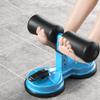 XARONF Portable Sit Up Bar for Floor, Sit-Up Assistant Device 2 Strong Suction Cups, for Home Work or Travel, Blue view 3
