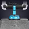XARONF Portable Sit Up Bar for Floor, Sit-Up Assistant Device 2 Strong Suction Cups, for Home Work or Travel, Blue view 4