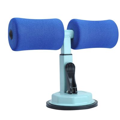 XARONF Sit-ups Assistant Device, Multifunction Portable Adjustable Height Fixed Abdominal Device Suction Cup Type Abdominal Fitness Equipment (Color : Blue)