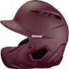 MARUCCI DURAVENT Batting Helmet with JAW Guard, Maroon, Senior, NOCSAE/SEI Certified view 1