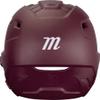 MARUCCI DURAVENT Batting Helmet with JAW Guard, Maroon, Senior, NOCSAE/SEI Certified view 3