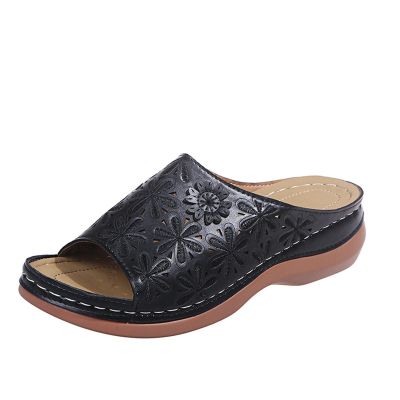 Ladmiple Womens Shoes Dressy Casual Women's Sandals Platform Peep Toe Wedge High Heel Slip On Shoes
