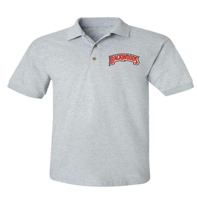 ALLNTRENDS Backwoods Men's Polo T Shirt Embroidered Backwoods Shirt (S, Sporty Grey)