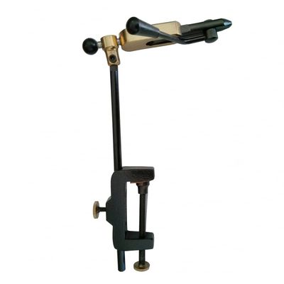 Fly Tying Vise - Rotary Fly Tying Vise with Bench Clip Metal Fly Tying Tool Fly Tying Clamp Vise 360 Rotation and Multiple Adjustments for Teasers and Jigs (104 Crown Vise)