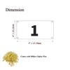 Kyzistn Running Race Bibs Large Numbers with Safety Pins for Marathon Race Events- Tyvek Tearproof Waterproof (7X4Inch,1-200) view 2